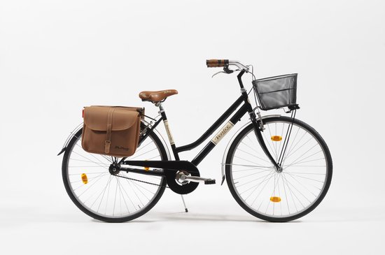 Cityfahrrad 28 inch 603 Lady, zwart PDC van Merkloos