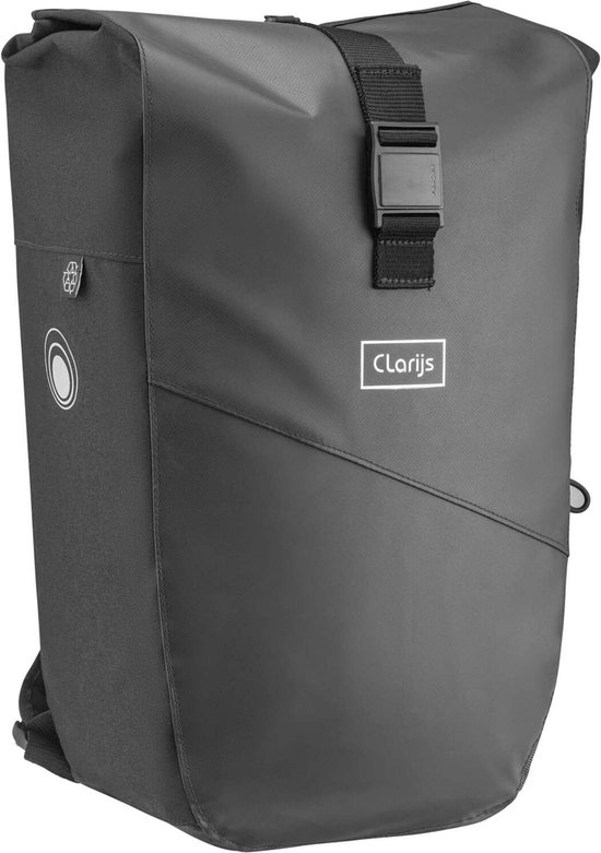 Clarijs rugtas variobag 24L zwart van CLA