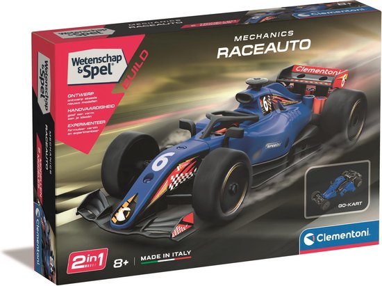 Clementoni Wetenschap & Spel - Formula 1 Auto - Constructie Speelgoed - STEM Speelgoed - 100+ onderdelen - Vanaf 8 jaar van Clementoni
