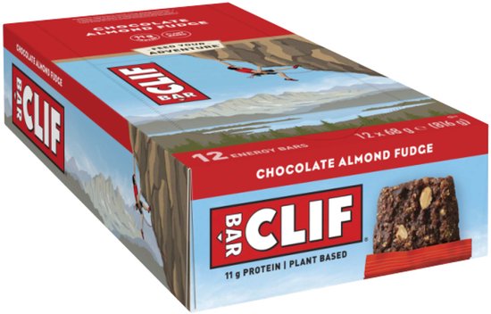 Clif Bar Energy Bar - Energiereep - Chocolate Almond Fudge - 12x68 gram
