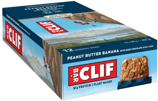 Clif Bar Energy Bar - Energiereep - Peanut Butter Banana - 12x68 gram