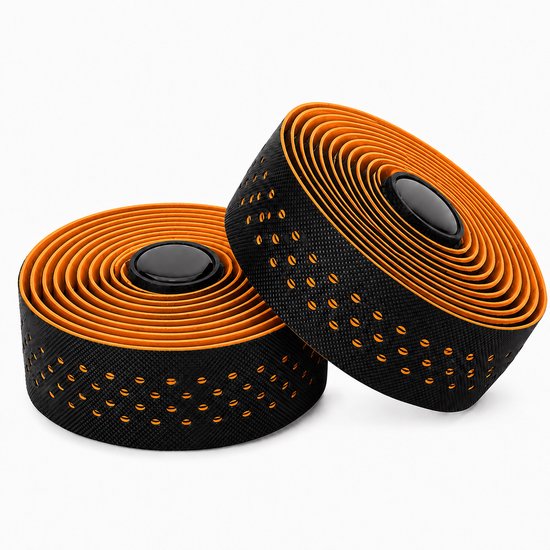 Cloudy - Stuurtape - Stuurlint - Antislip - PU+eva - Lengte: 200cm x 3cm x 3mm - Oranje
