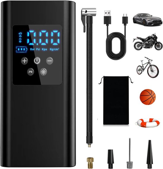 CLVP® Autobanden Pomp - Elektrische Fietspomp - Compressor - Luchtcompressor