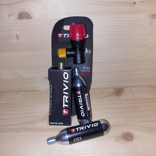 Co2 adapter + 3x patroon 16 gram + neoprene huls
