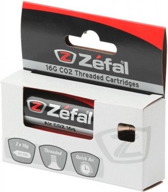CO2-patronen 16gram met draad (2-stuks) Zefal van Zefal