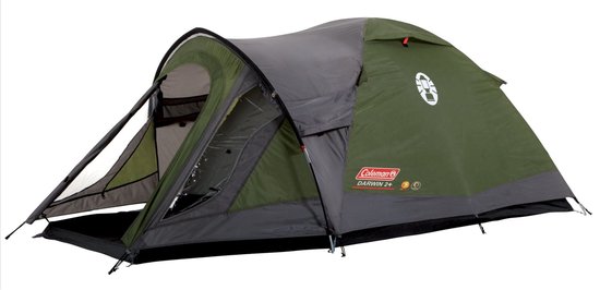 Coleman Darwin 2 Plus Koepeltent - tent 2 persoons - 3000 mm waterkolom - snel opzetten - Groen van Coleman