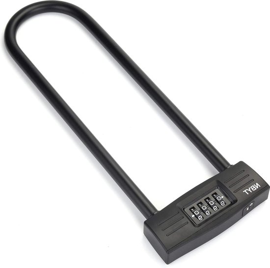 Combinatieslot resetbaar - beveiliging voor uw motorfiets en fiets - sterke beugel van OMERIL