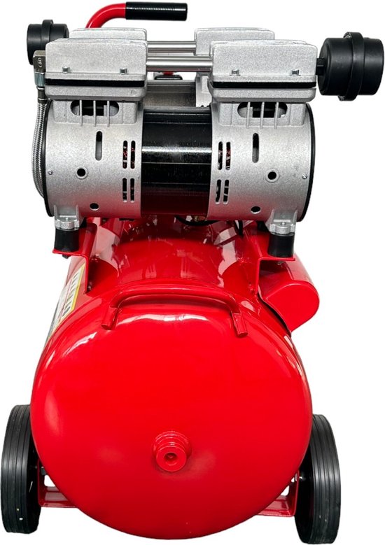 Compressor geluidsarm olievrij ketel 50 L 1,5 kW / 2 Pk 280 L/min 8 bar 78 dB(A) 230V Torros TC502810MS