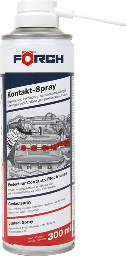 Contactspray 300 ml-Forch-Contact Cleaner - Contactreiniger - Voor elektrische / elektronische onderdelen van Förch