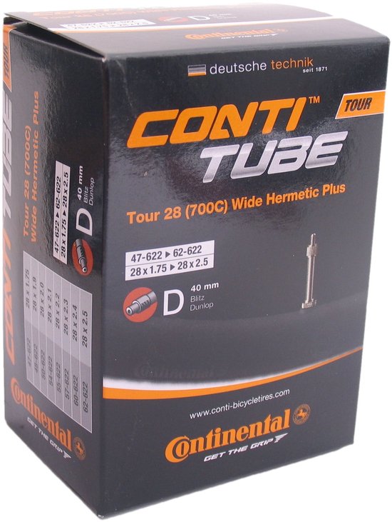 Continental Binnenband - 28 inch - Hermetic Plus - Luchtdicht - 40mm Hollands ventiel van Continental