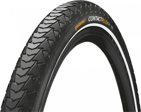 Continental Buitenband Contact Plus 28 X 1.75 (47-622) Zwart van Continental