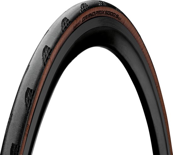 Continental Grand Prix 5000 S TR Racefiets Band - 25mm Zwart / Transparant