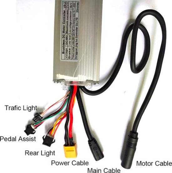 Controller Ouxi V8 - V8 2.0 - H9 - V8 MAX - V8 DUAL BATTERY - Controller Fatbike van Merkloos