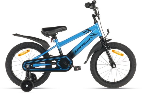 Cortego BMX Cross blauw 16 Inch Jongensfiets - Kinderfiets 4, 5 & 6 jaar