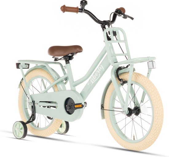 Cortego Liberty Kinderfiets 16 Inch Groen - Meisjesfiets Met Zijwieltjes van Merkloos