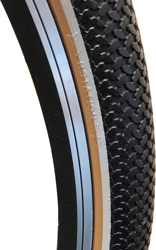 Cortina Buitenband Canberra 28 x 1.75 black/gumwal refl