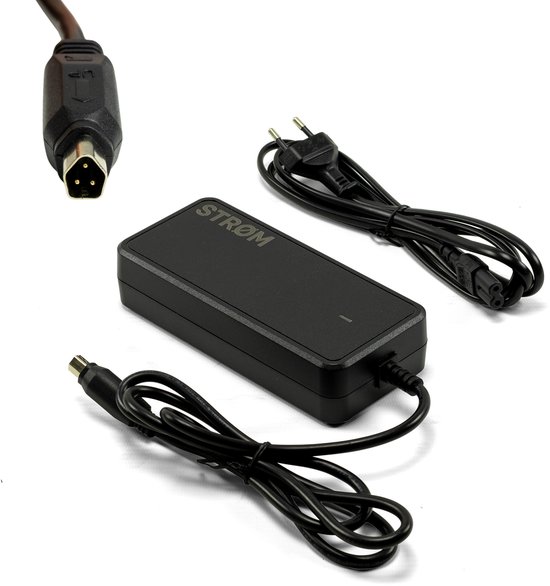 Cortina Ecomo vervangende fietsaccu lader | 36V 2A | 3-pins huisje (Nieuwe generatie) van Cortina