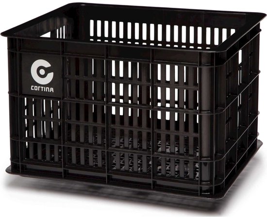 Cortina Krat Dubai (AVS) 29,5L zwart 45x35x25cm van Merkloos