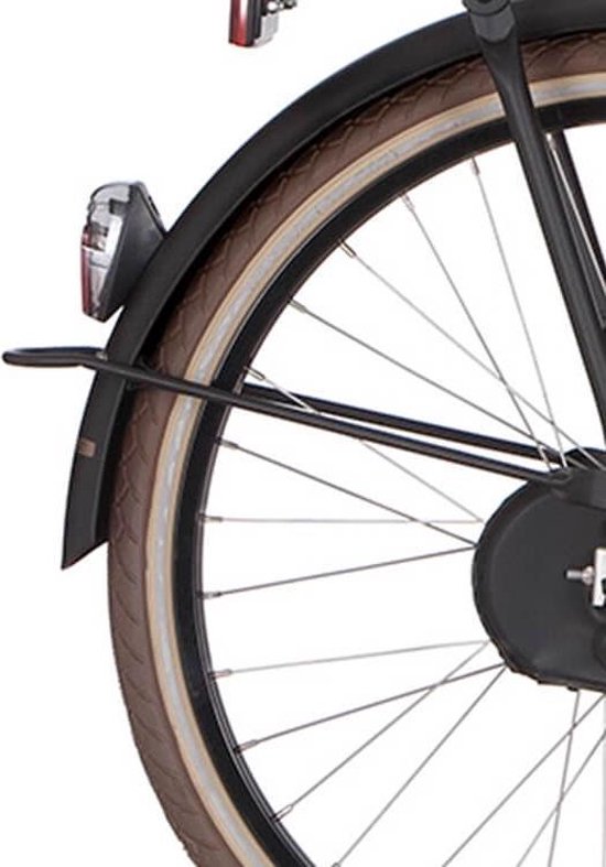 Cortina Spatbord achter 26 U4 jet black matt van Cortina