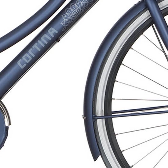 Cortina spatbord voor 28 u4 polish blue matt van Cortina