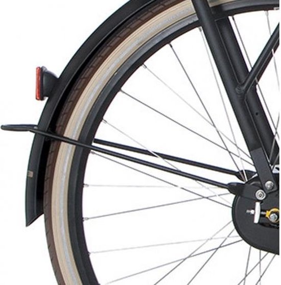 Cortina Spatbordstang achter 28 E-U4 jet black matt van Cortina