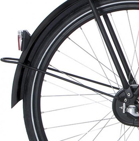 Cortina Spatbordstang achter 28 U1/E-U1 black matt van Cortina