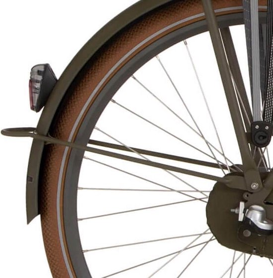 Cortina Spatbordstang achter 28 U4 dark olive matt van Merkloos