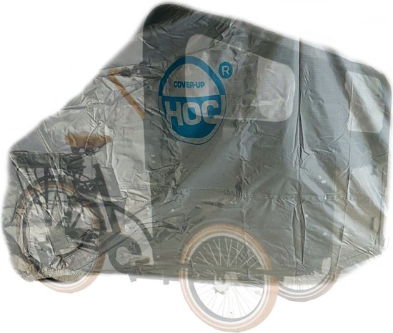 COVER UP HOC Topkwaliteit Diamond - Troy Bakfietshoes zilvergrijs - Waterdichte ademende Bakfietshoes met UV protectie en slotgaten van COVER UP HOC