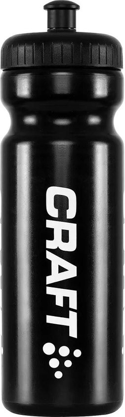 Craft bidon - Waterfles - sportfles - drinkbeker - zwart van Merkloos