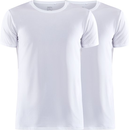 CRAFT CORE DRY TEE MULTI 2-PACK M Heren Thermoshirt - Wit