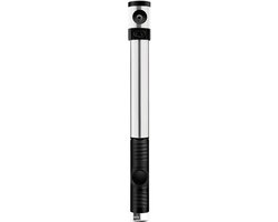Crankbrothers handpomp Klic race aluminium met meter 260 mm zilver