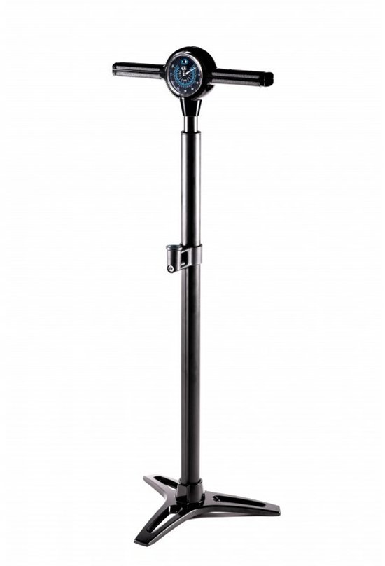 Crankbrothers Klic HP Handpomp en Analoge Manometer incl. framehouder, zwart
