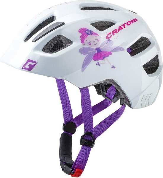 Cratoni Maxster Fee - kinderhelm S-M (51-56 cm) - EN1078 - Extra bescherming achterhoofd en slapen van Cratoni