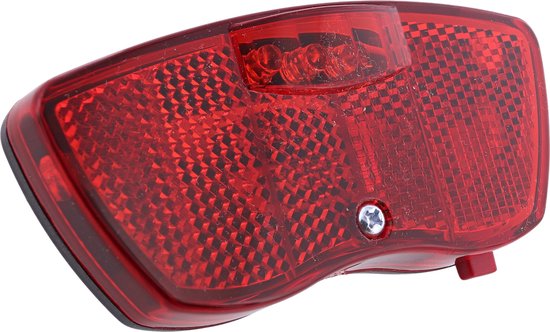 Craved Achterlicht Lumz - 3 LED - Batterij - Met reflectie - Montage op bagagedrager - Fietslamp