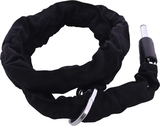 Craved Insteekketting - Fietsslot - Zwart - 140 cm - Geschikt voor AXA van Craved