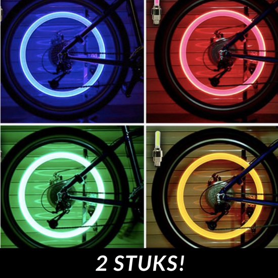 Crazy Lights Spaakverlichting fiets - wielverlichting LED - 2 stuks