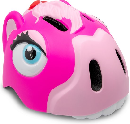 Crazy Safety - Kinderfietshelm - Roze Paard - S/M - 49-55 cm verstelbaar van Crazy Safety
