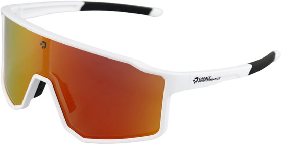 CREATE PERFORMANCE Sportbril – Gepolariseerde Sport Zonnebril UV400 – Fietsbril voor Wielrennen - Hardlopen - Outdoor – TR90 Lichtgewicht – Oranje Lens