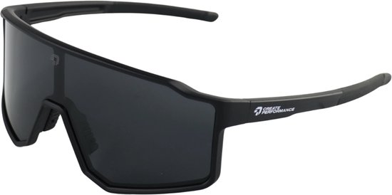 CREATE PERFORMANCE Sportbril – Gepolariseerde Sport Zonnebril UV400 – Fietsbril voor Wielrennen - Hardlopen - Outdoor – TR90 Lichtgewicht – Zwart Lens