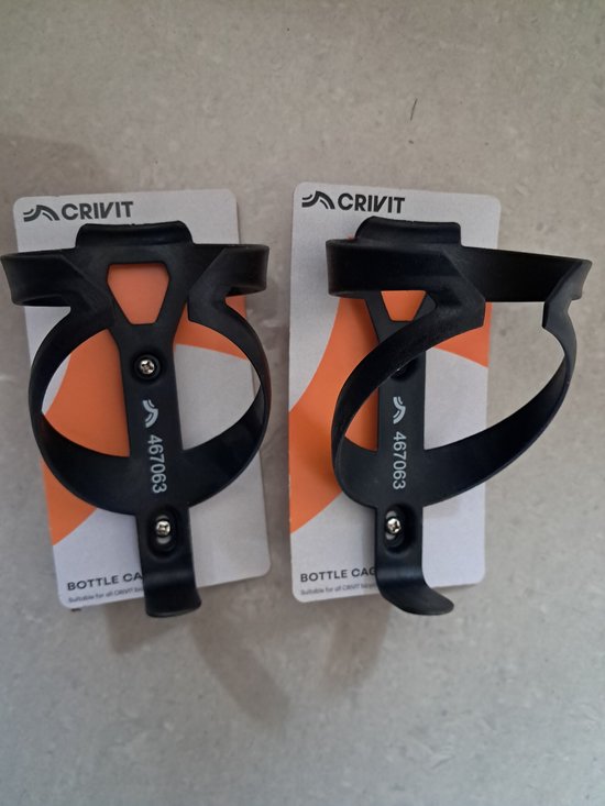 Crivit 2 stuks Bidonhouders voor op de fiets - 140 x 83 cm - Geschikt voor de meeste bidons