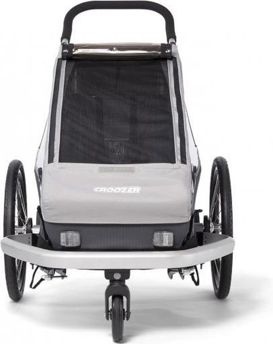 Croozer Fietskar Kid Keeke 1 - Steengrijs Model 2020 van Croozer