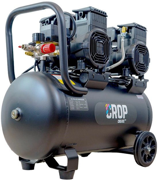 CROP Airflow MAX Olievrije Compressor 50 liter - 8 bar