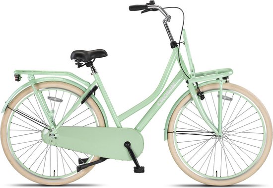 Crown Holland Transportfiets 28 inch - 53cm - staal frame - mint groen van Merkloos