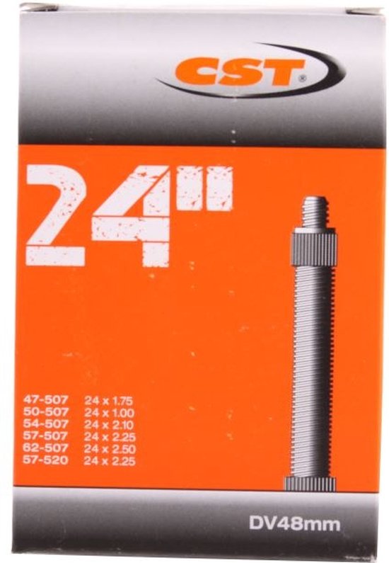 CST - Binnenband Fiets - Hollands Ventiel - 48 mm - 24/25 x 2.25 - 2.50 van CST