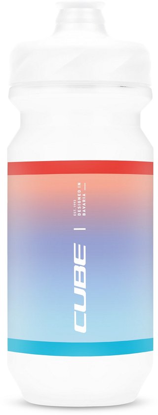 CUBE Bidon 500 TEAMLINE WHITE/BLUE/RED