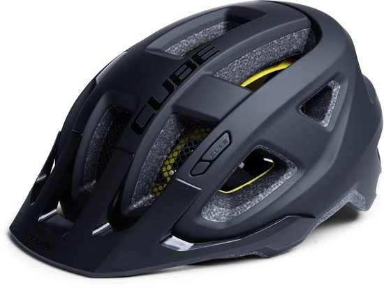 CUBE Fietshelm Fleet - 57-62 cm - Allround-helm - MIPS - 14 Ventilatiegaten - SNAP 360 fit-systeem - X-Lock-montagesysteem - Verstelbaar - L - Zwart van CUBE