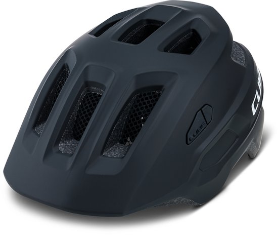 CUBE Fietshelm Linok - Kinderhelm - 11 Ventilatiegaten - Met LED-lamp - MIPS - EPS In-Mould - 46-51 cm - XS - Zwart