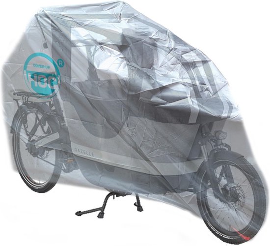 CUHOC Bakfietshoes geschikt voor Gazelle Makki Load - Zilver - Beschermhoes bakfiets - DIAMOND label van CUHOC