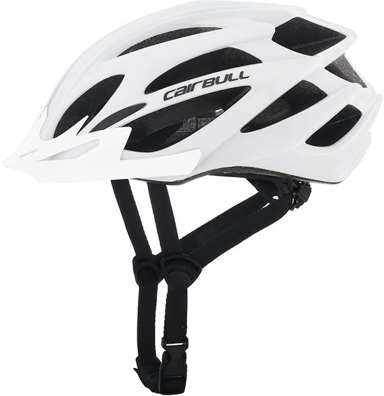Cycling Racefiets Helm - Wielrenhelm - Fietshelm Volwassenen - Sporthelm-(C-WIT)-(L(54-61CM))
