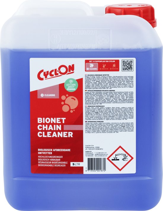 CyclOn Biologisch afbreekbare kettingreiniger - krachtige formule - 5 liter